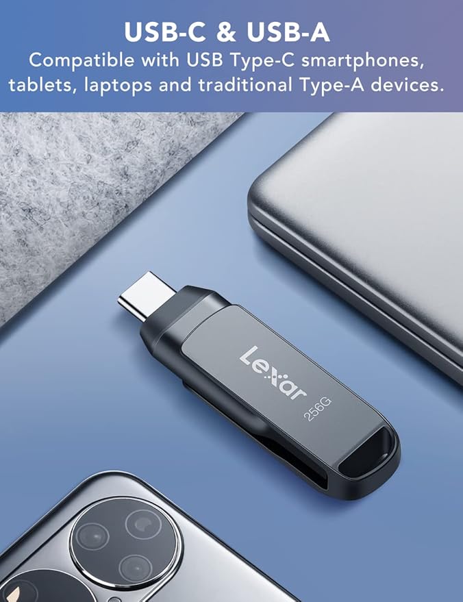 Lexar® JumpDrive® Dual Drive D400 gamingstoreuae Lexar® JumpDrive® Dual Drive D400 gamingstoreuae
